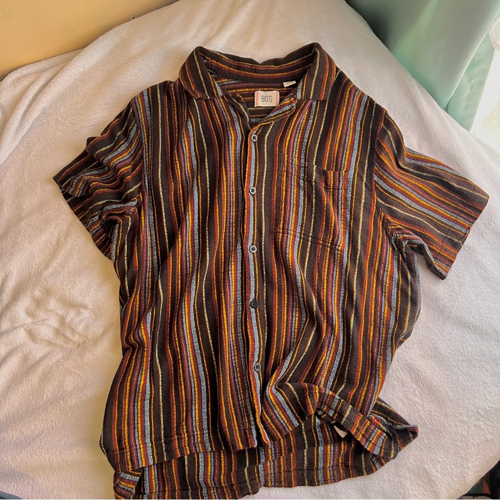 Striped Multicolor Men's Shirt